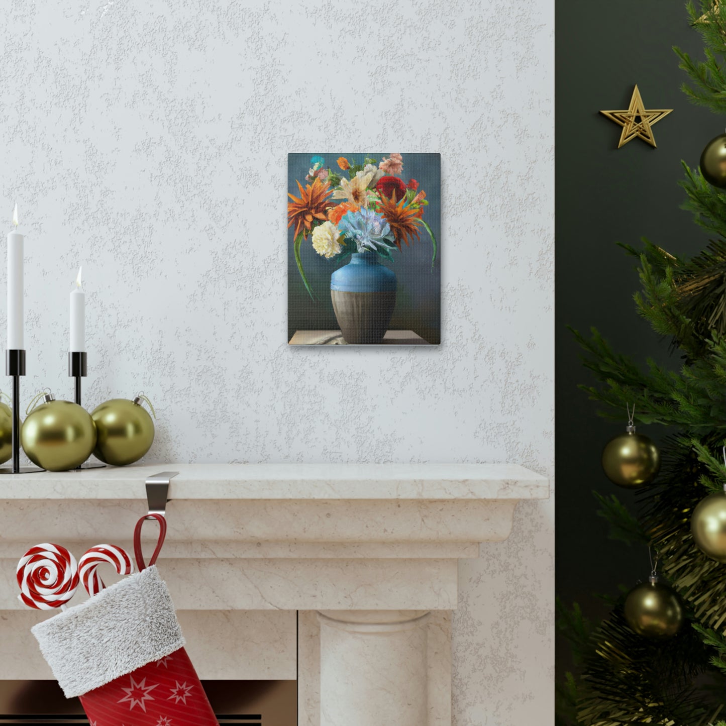 Joyous Floral Lush - Canvas