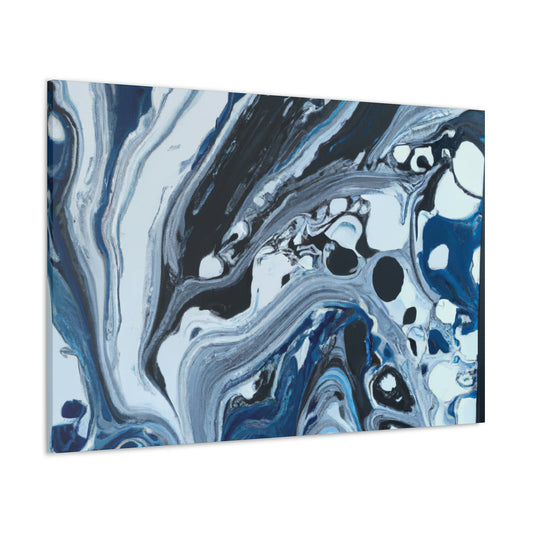 Blue Reflection. - Canvas