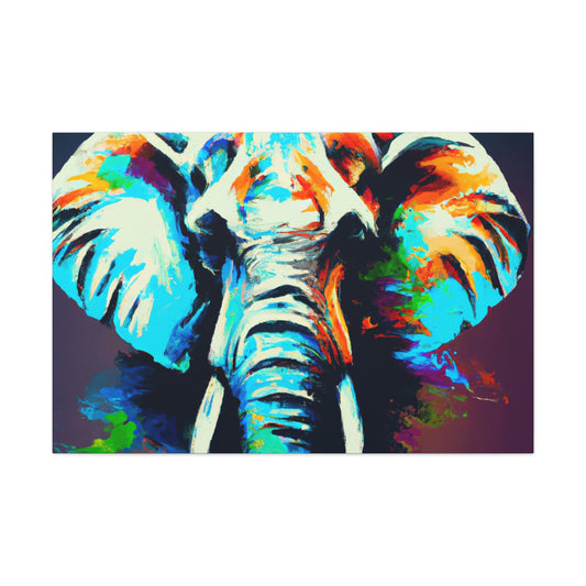 Rainbow Trunk. - Canvas