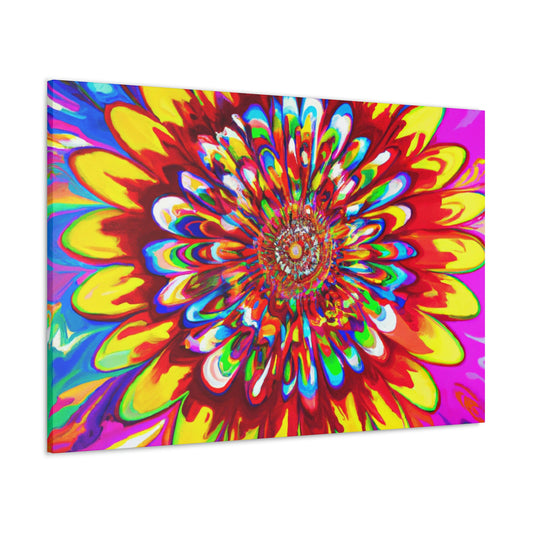 "Vivid Plume" - Canvas