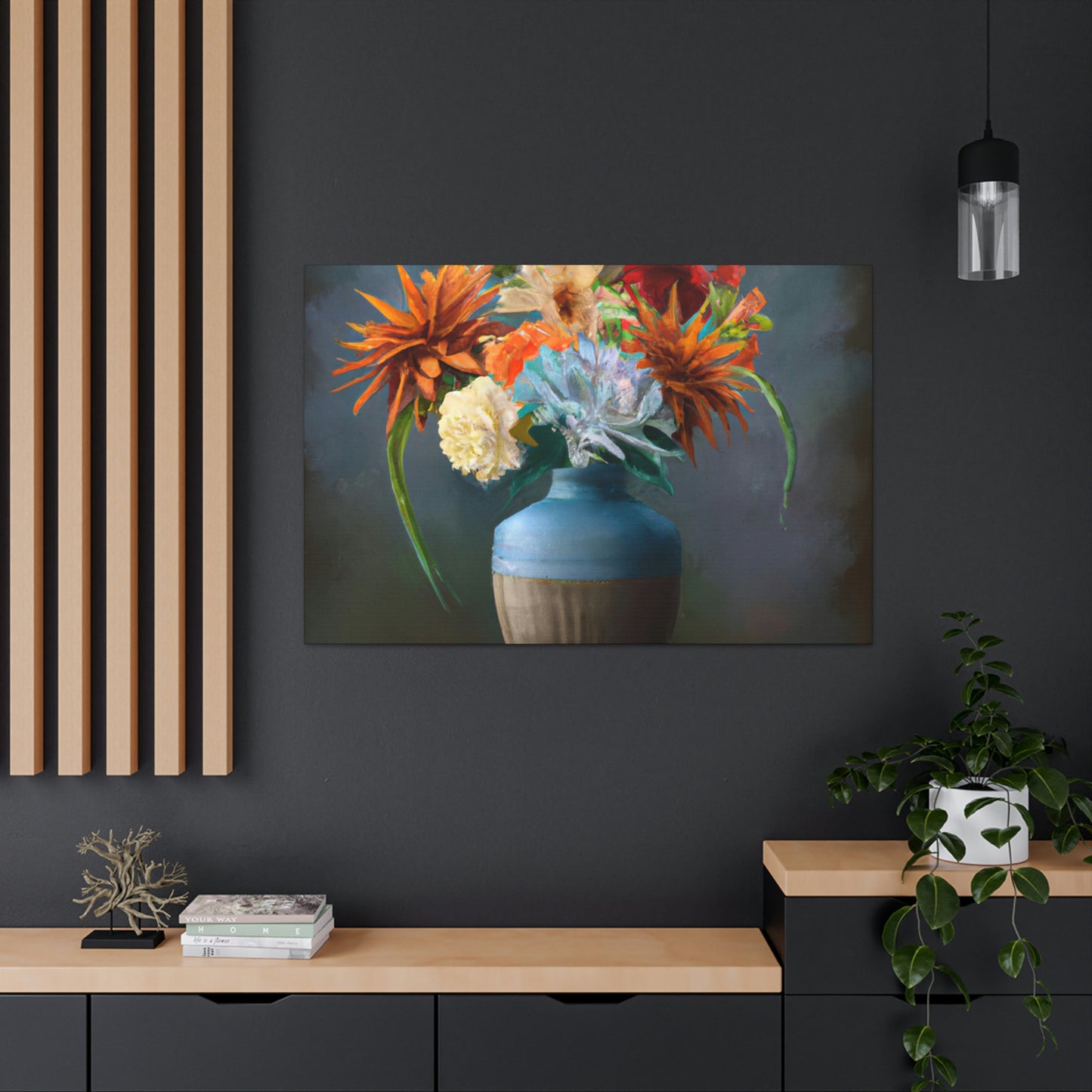 Joyous Floral Lush - Canvas