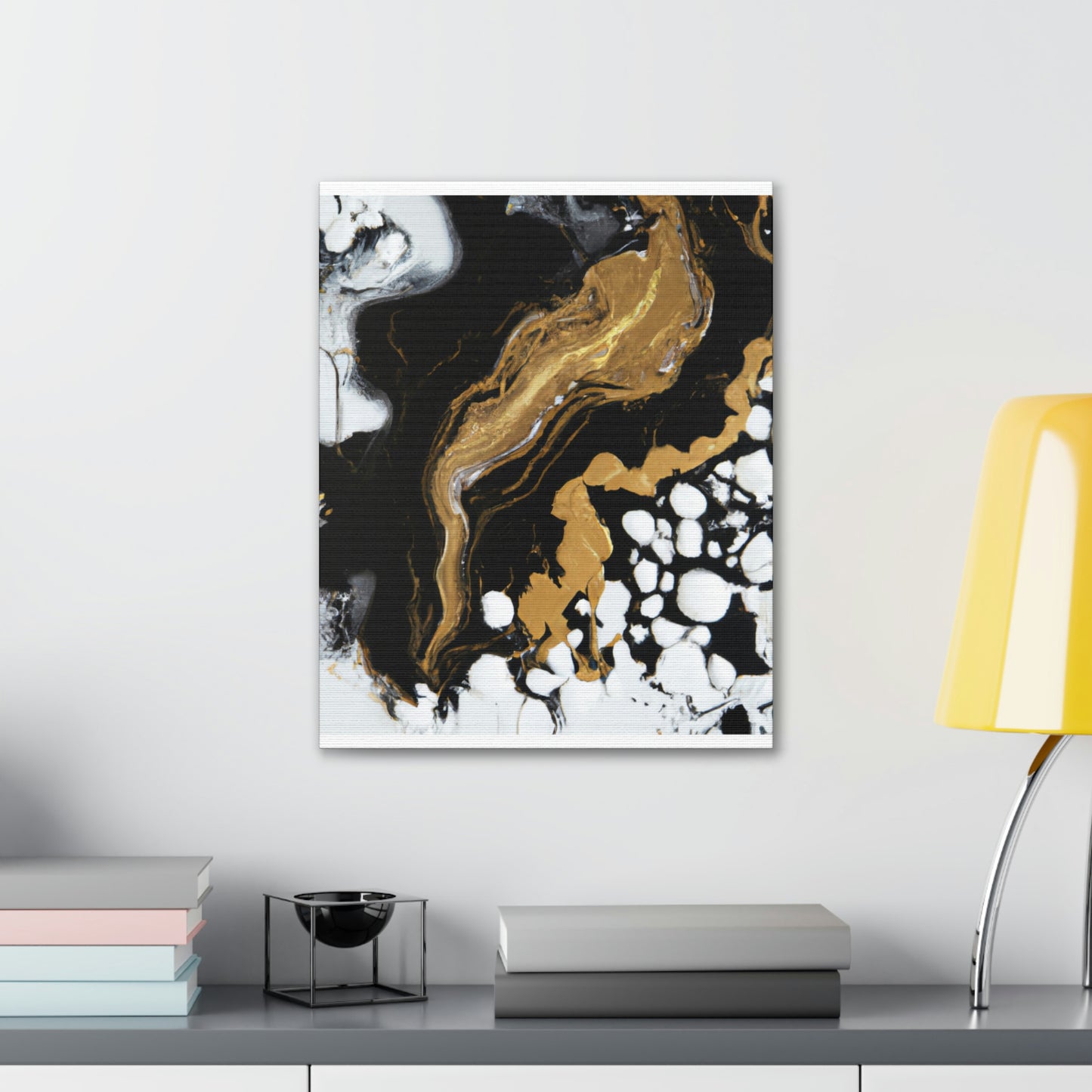 Glittering Ebony Cosmos - Canvas