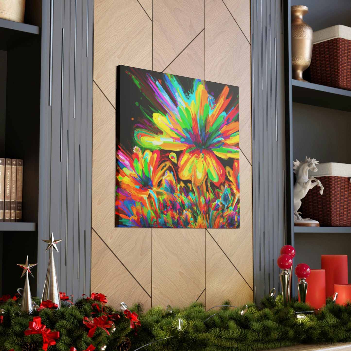 Vivid Bloom. - Canvas