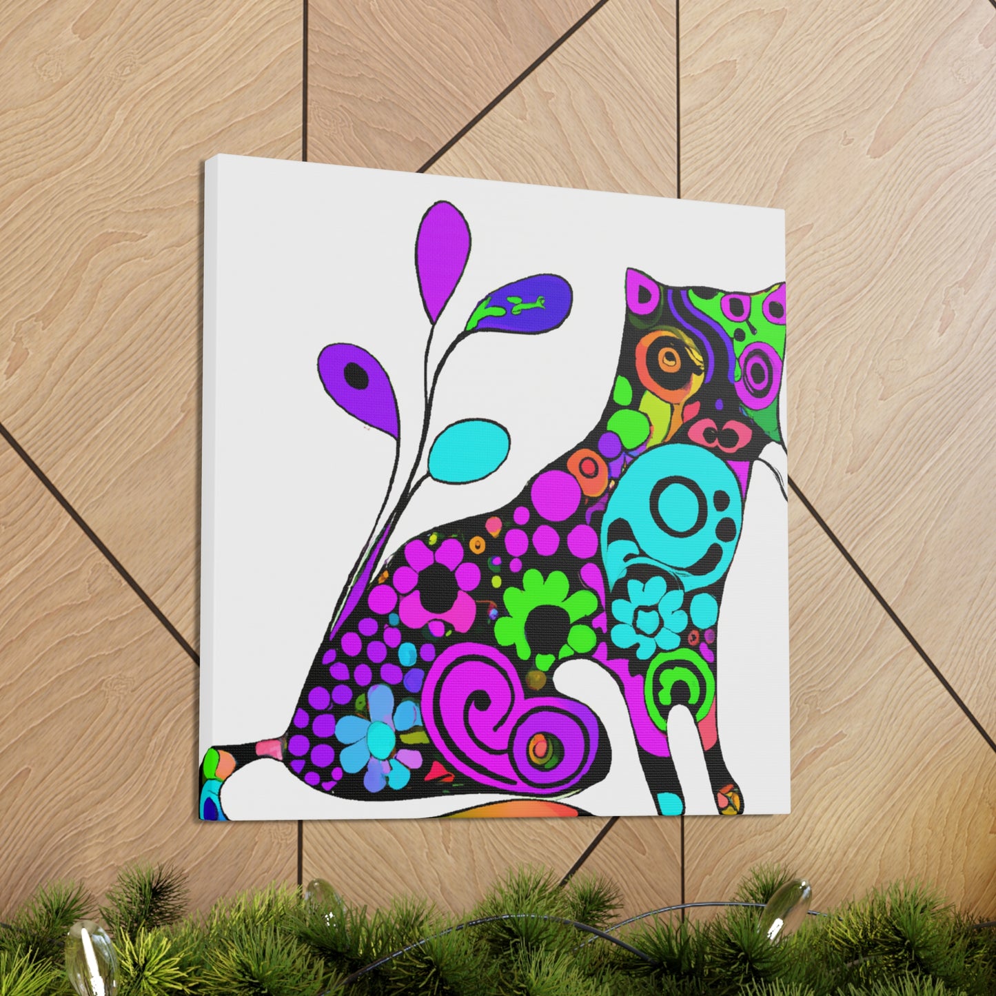 Flora Feline - Canvas