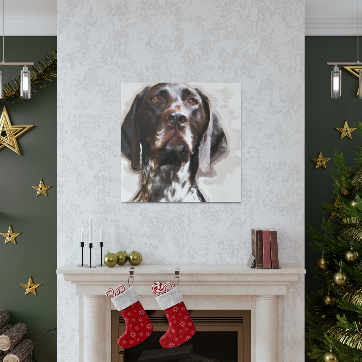 "Pointer Perfection" - Canvas