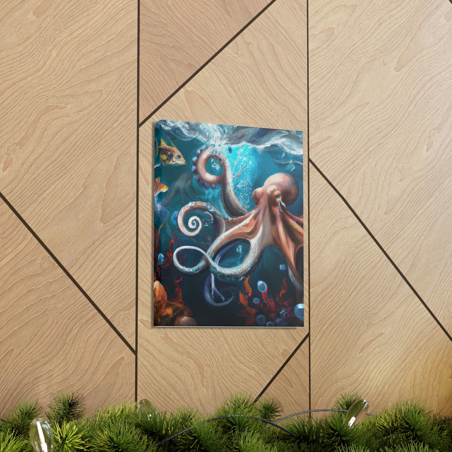 Ocean Marine Glow. - Canvas