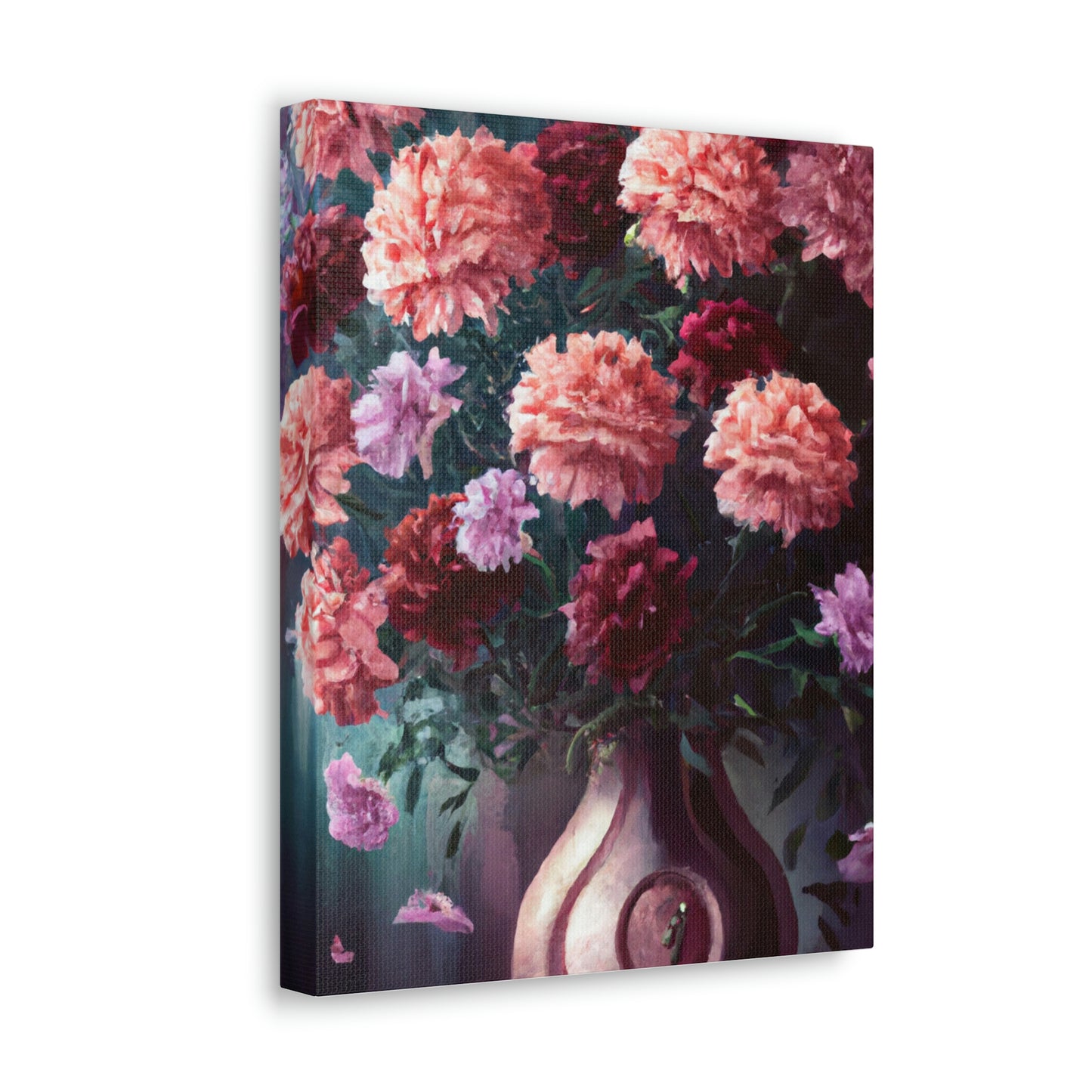 "Flower Vase Bliss." - Canvas