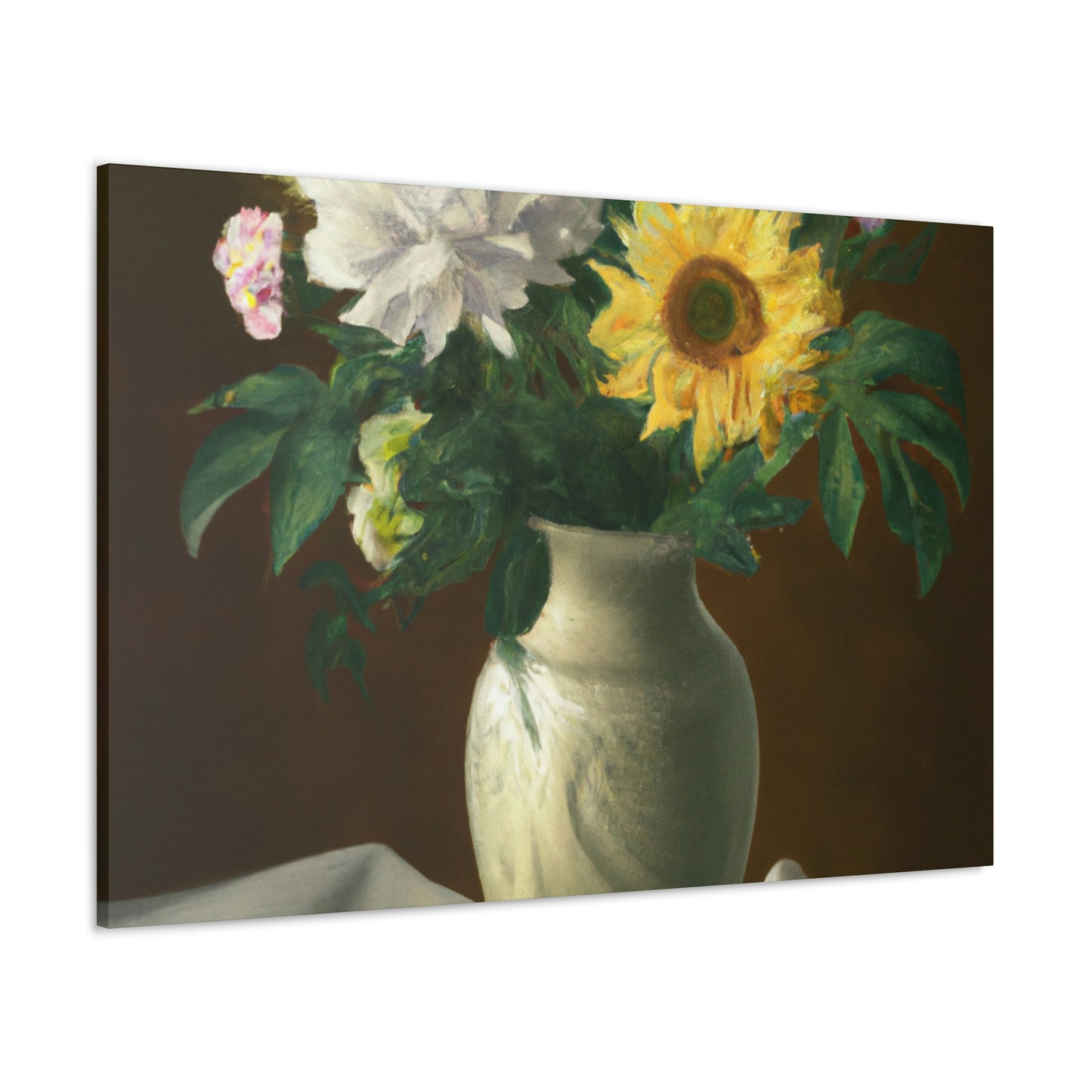 Floral Essence Glow. - Canvas