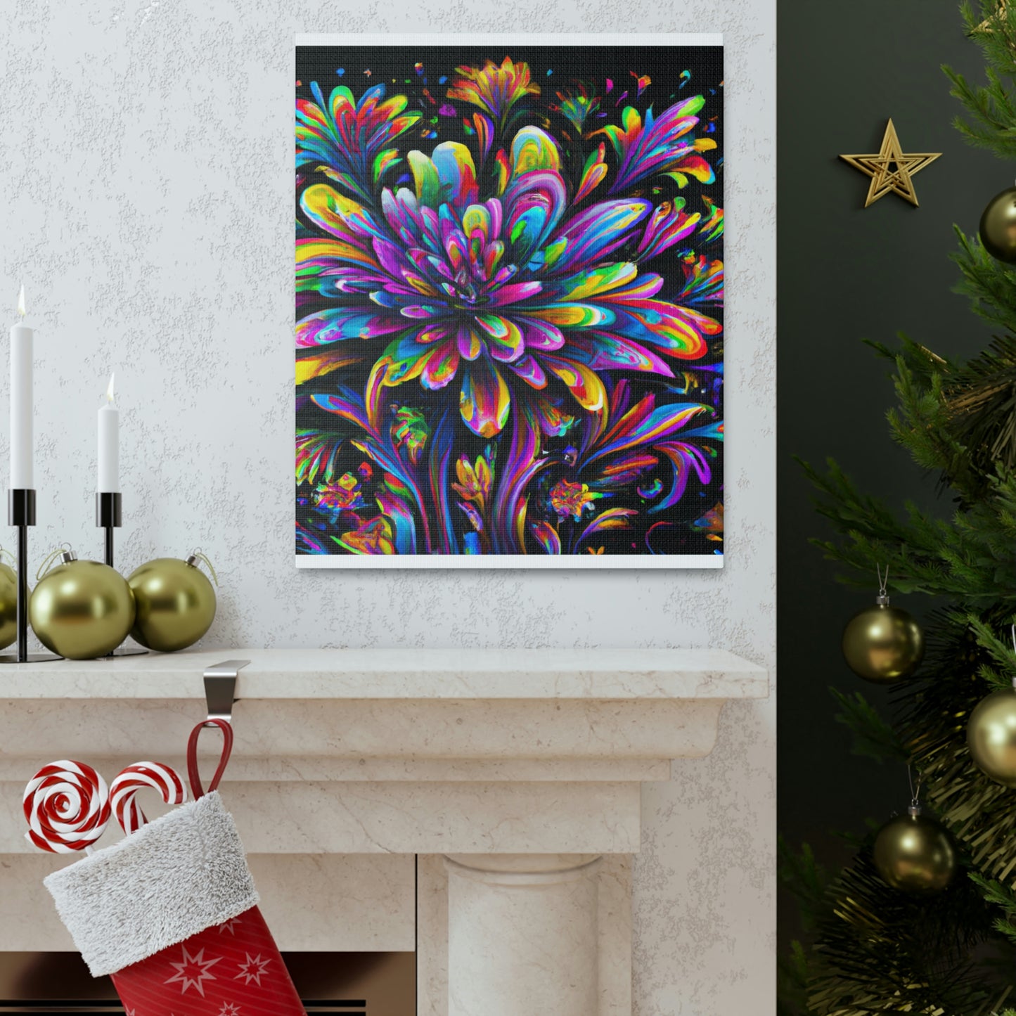 Colorful Bloom - Canvas