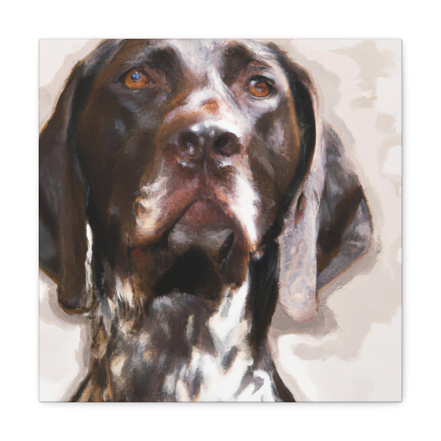 "Pointer Perfection" - Canvas