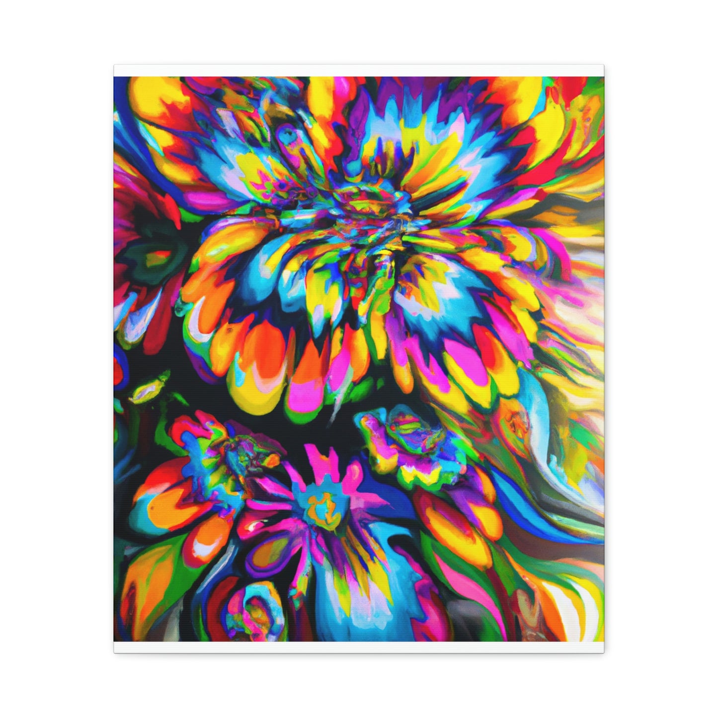 Joyful Bloom. - Canvas