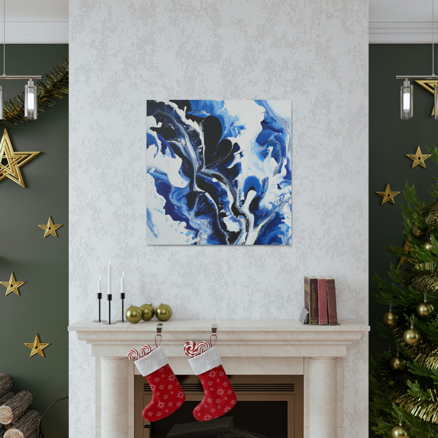 "Blue Bloom" - Canvas
