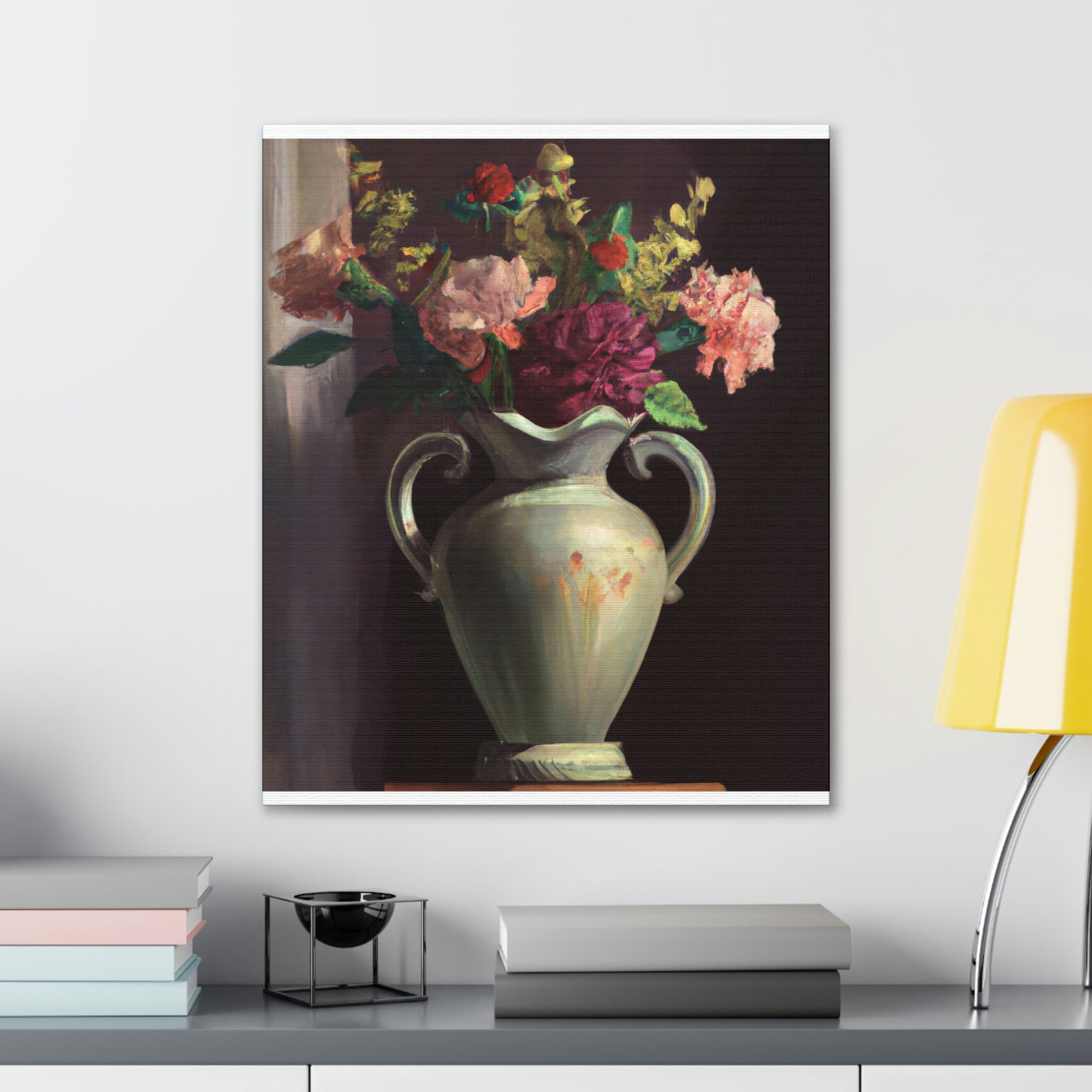 Vase Petal Splendor - Canvas