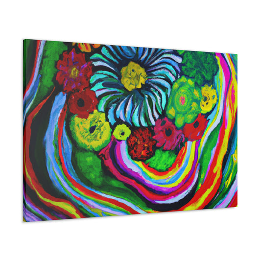 Vivid Blooms. - Canvas