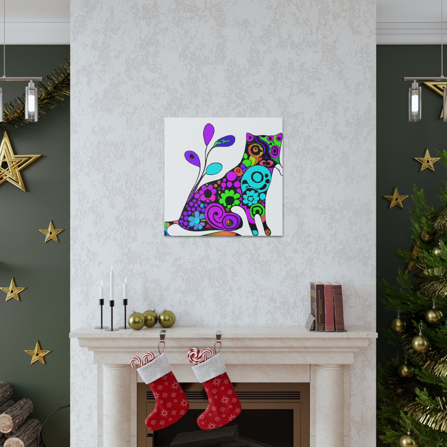 Flora Feline - Canvas