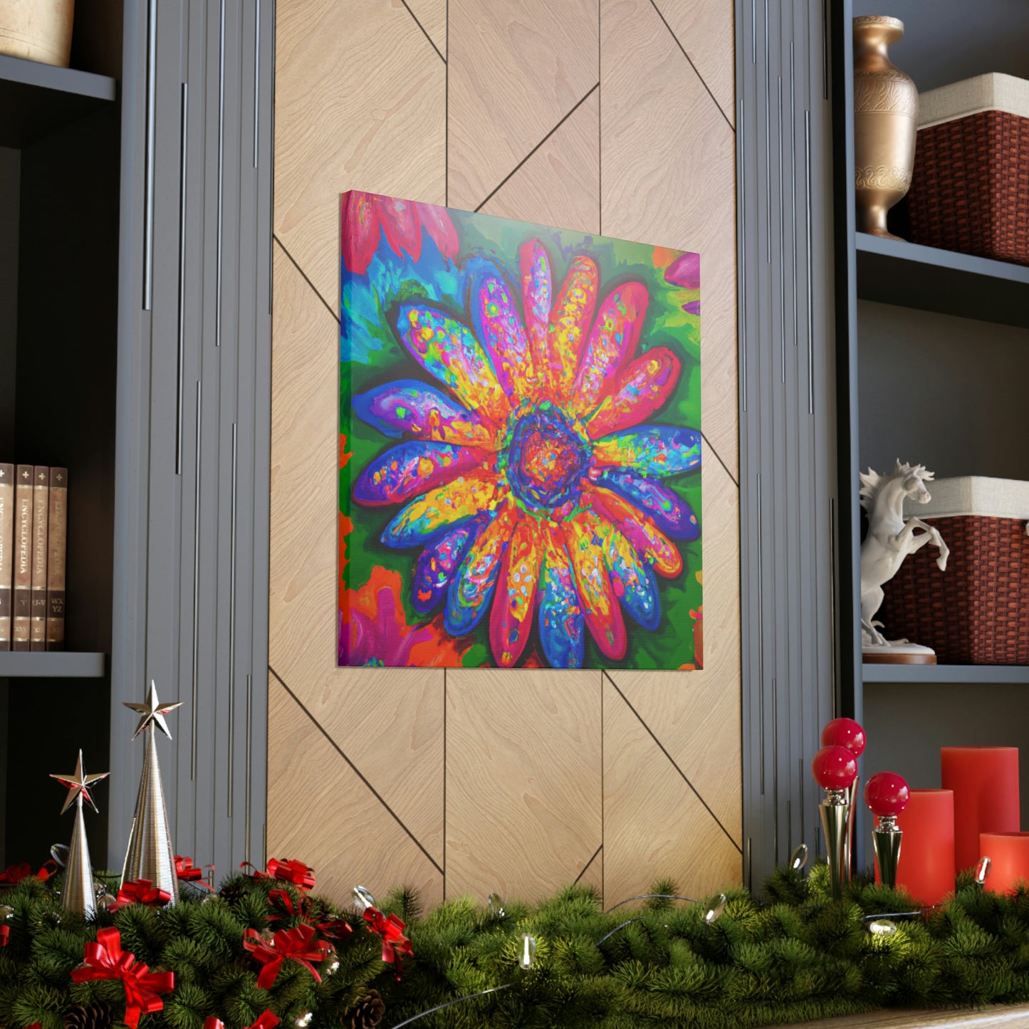 Vivid Blooms. - Canvas