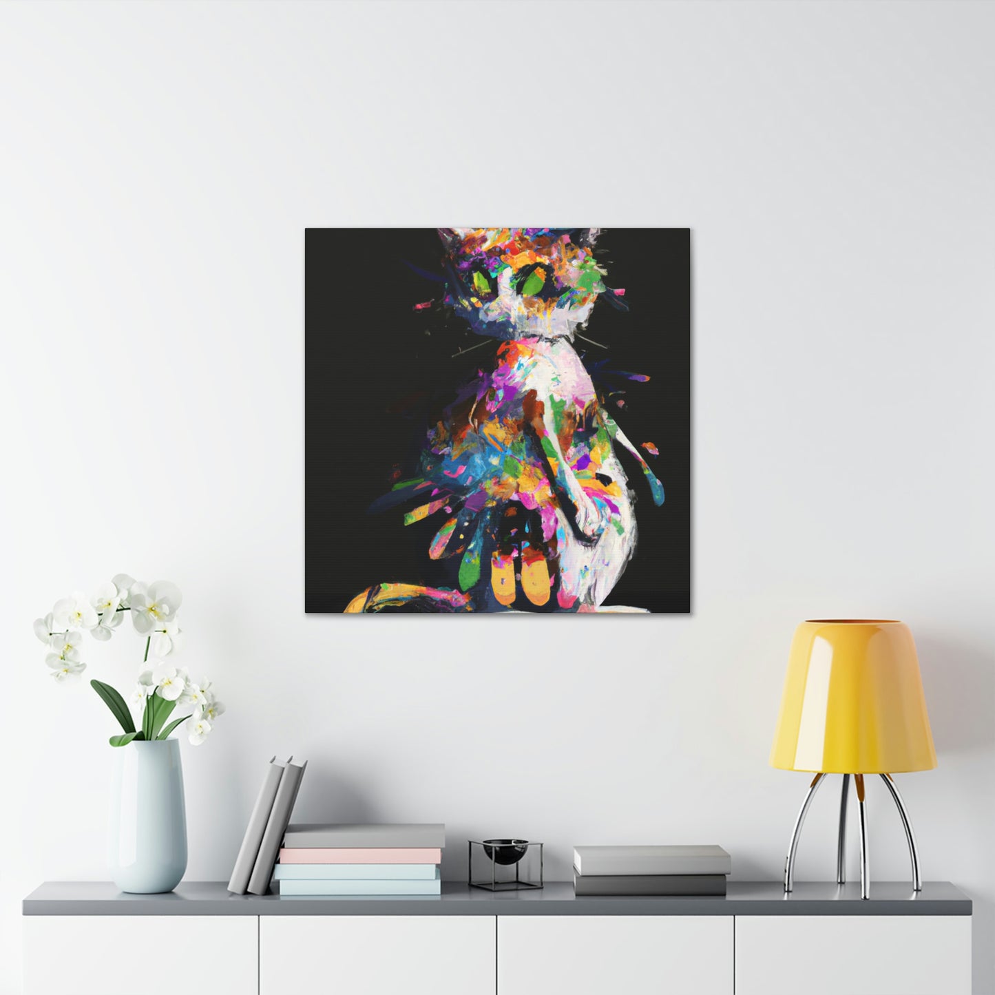 Flower Cat - Canvas