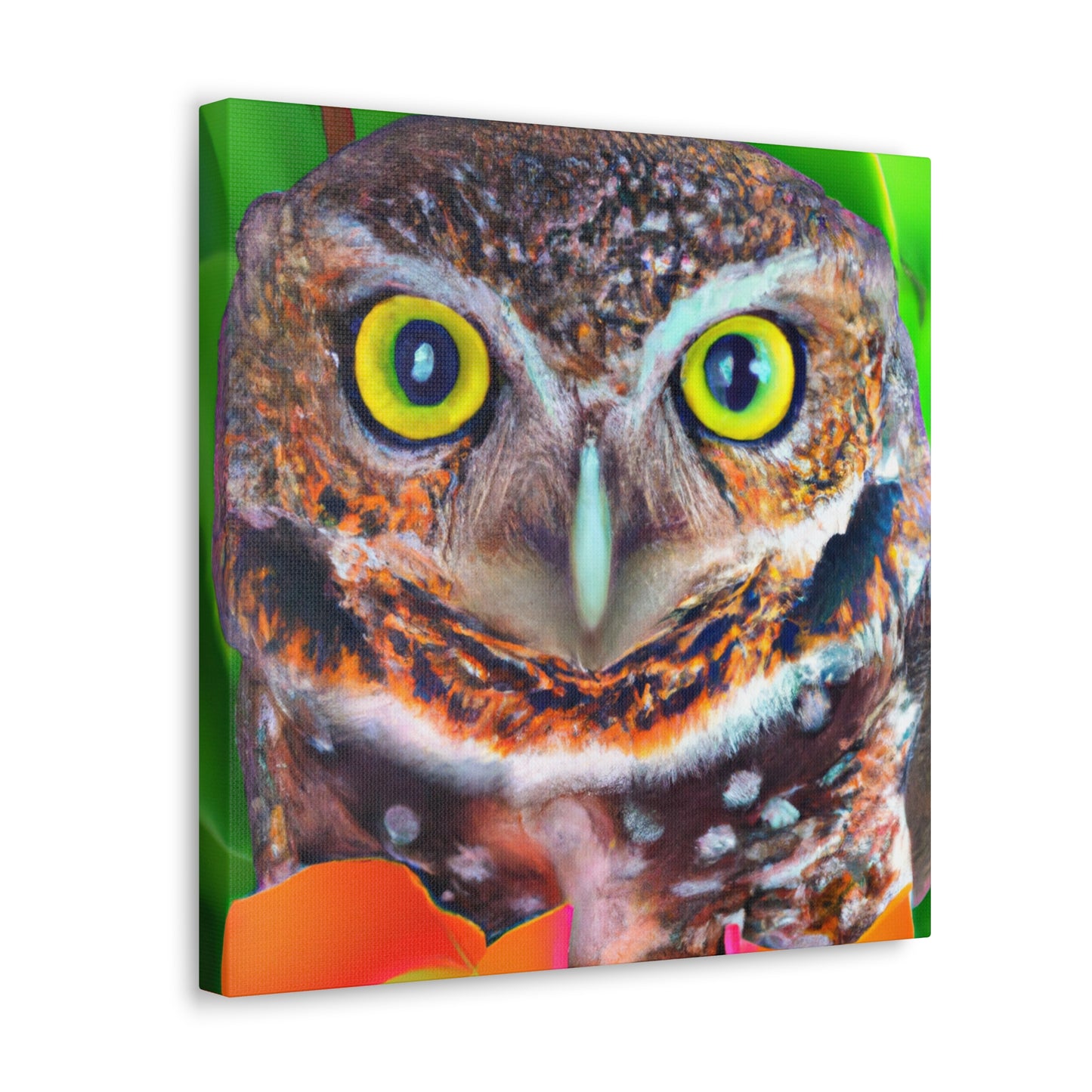 Owl Splendor. - Canvas
