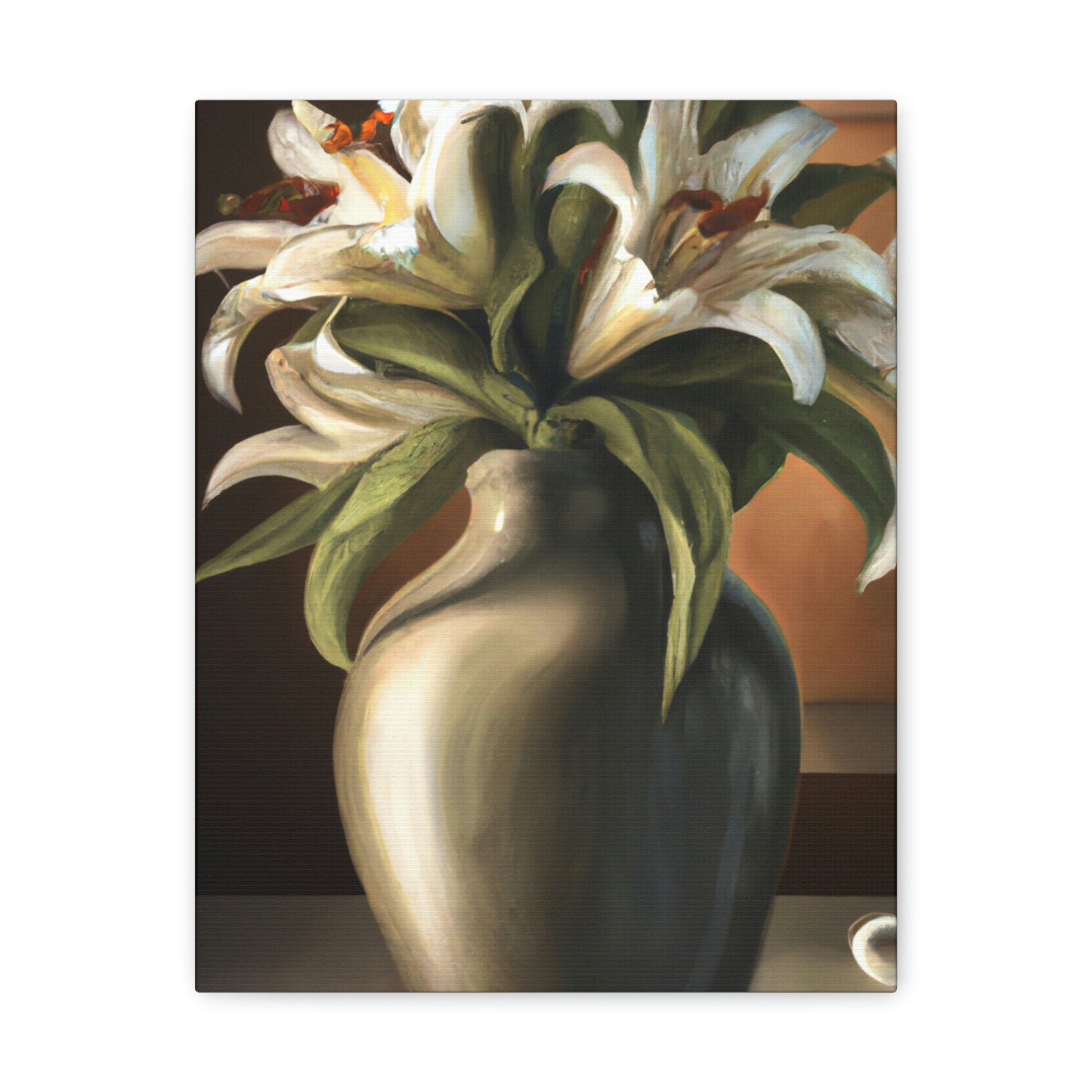 "Vase of Blossoms" - Canvas