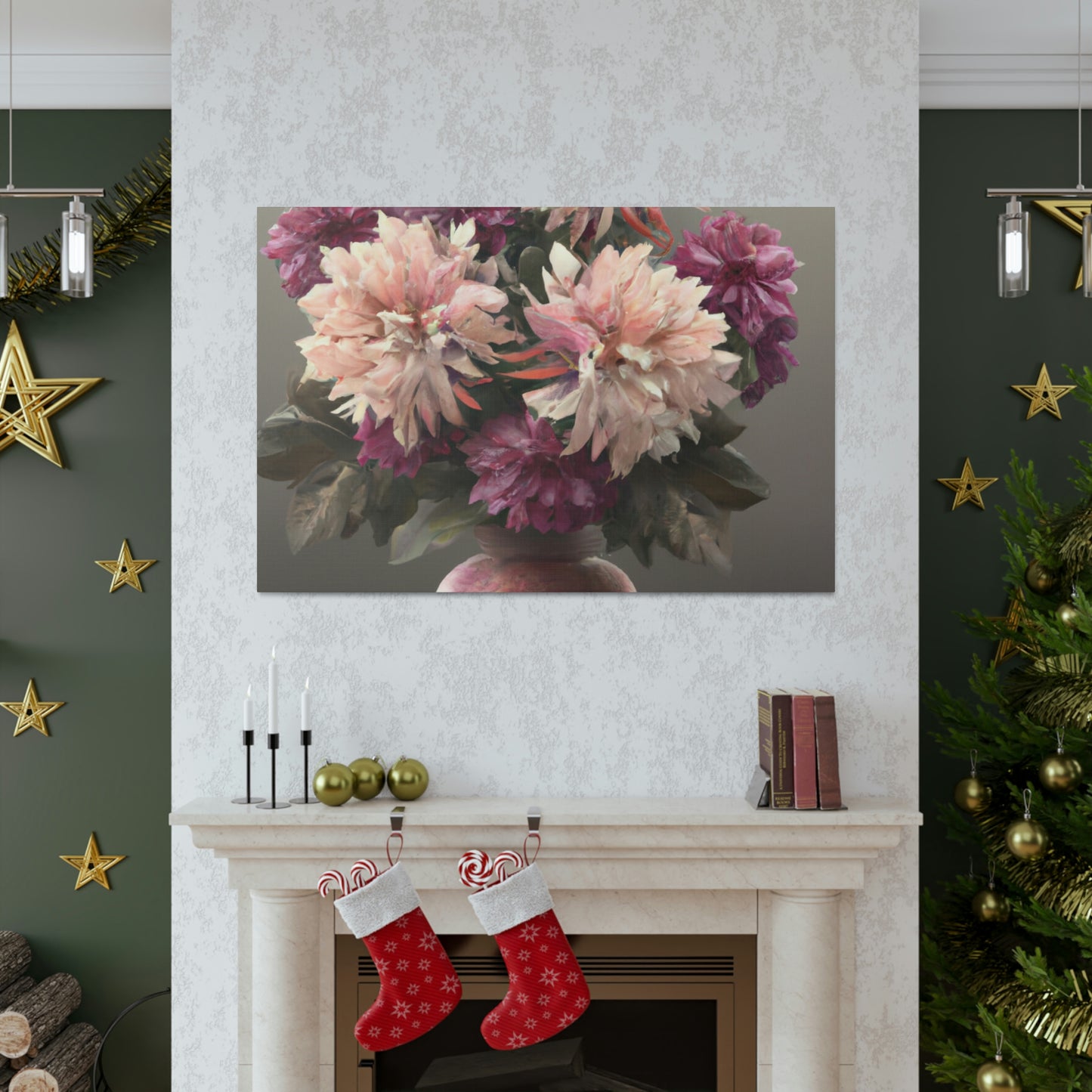 "Floral Finesse Art" - Canvas