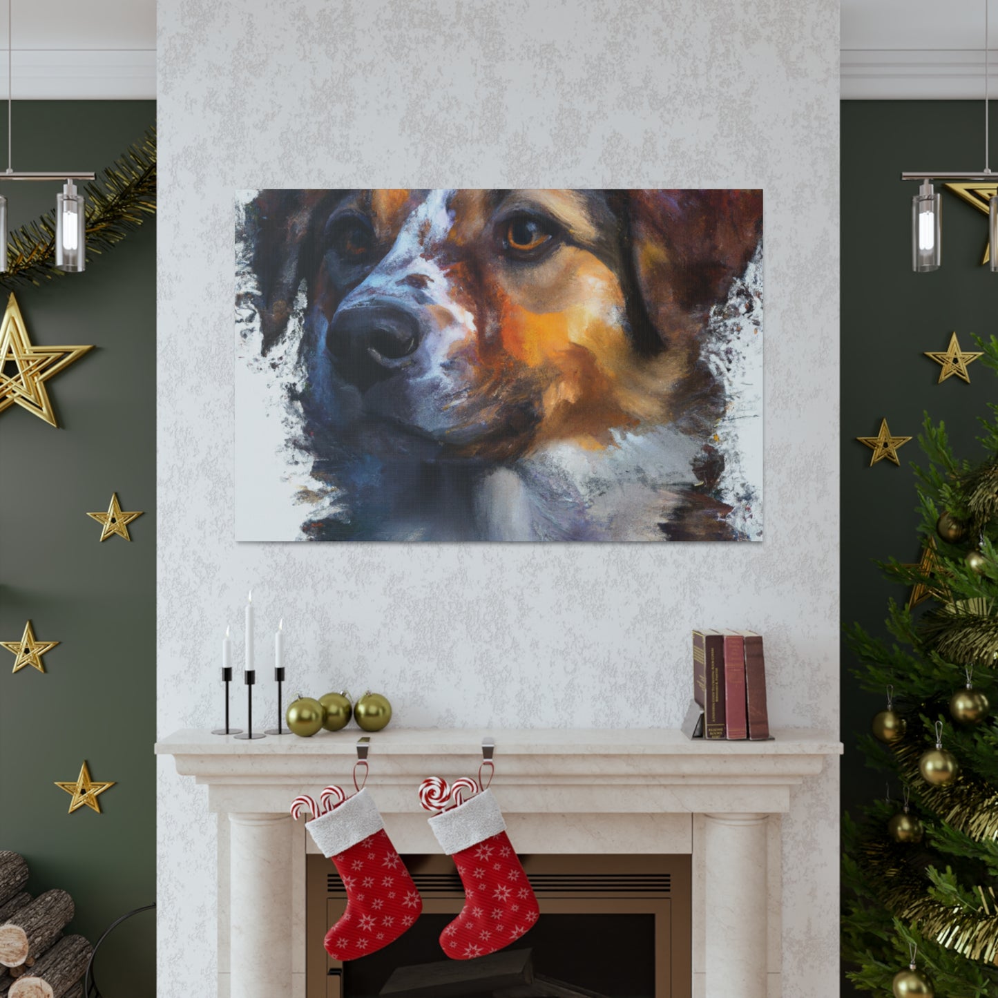 Furry Frenzy. - Canvas