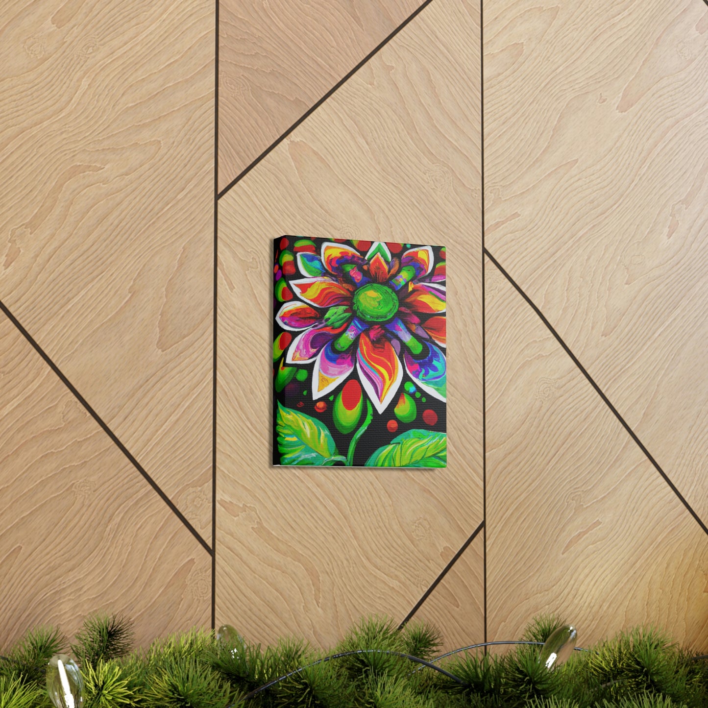 Vibrant Bloom. - Canvas