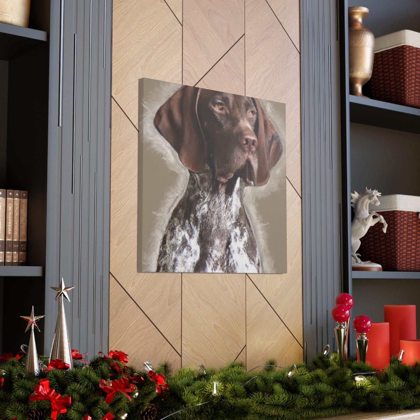 Pointer Posh. - Canvas