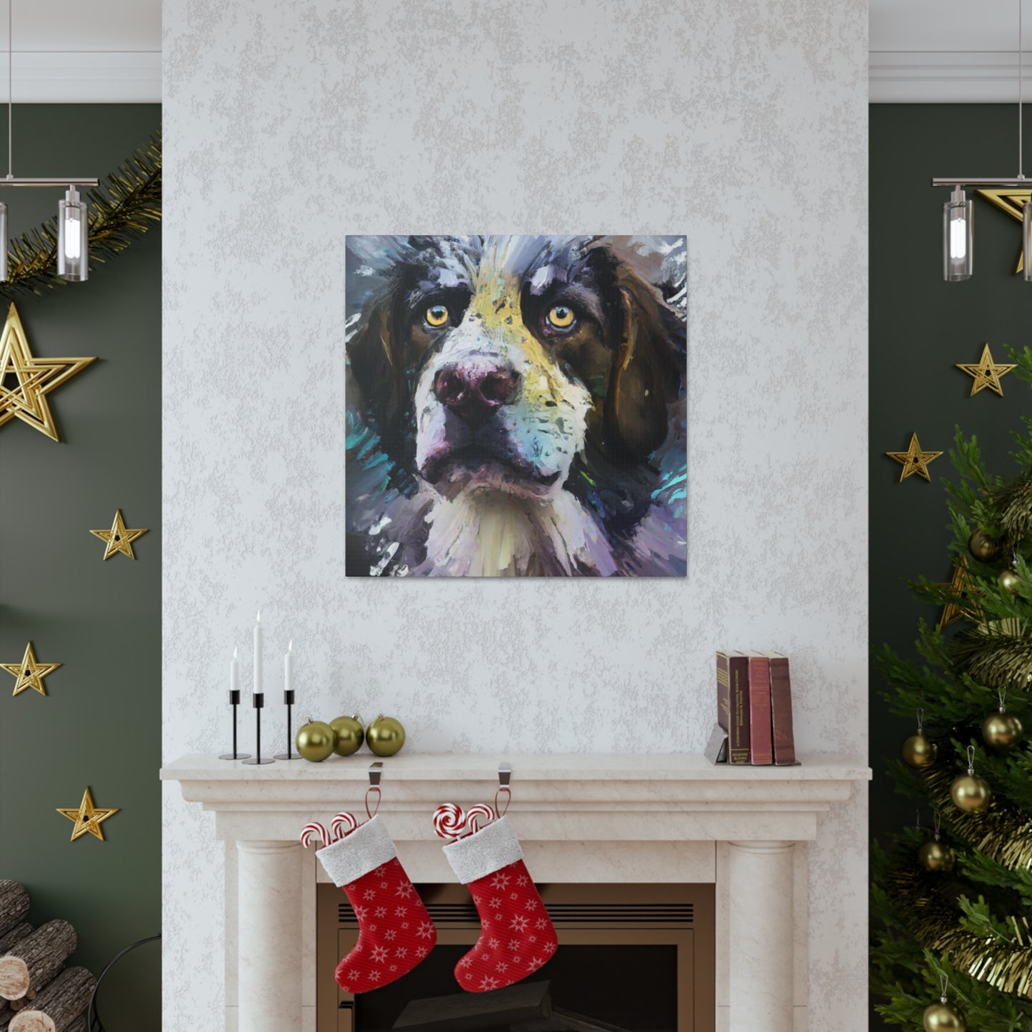 Dogful Vibrancy - Canvas