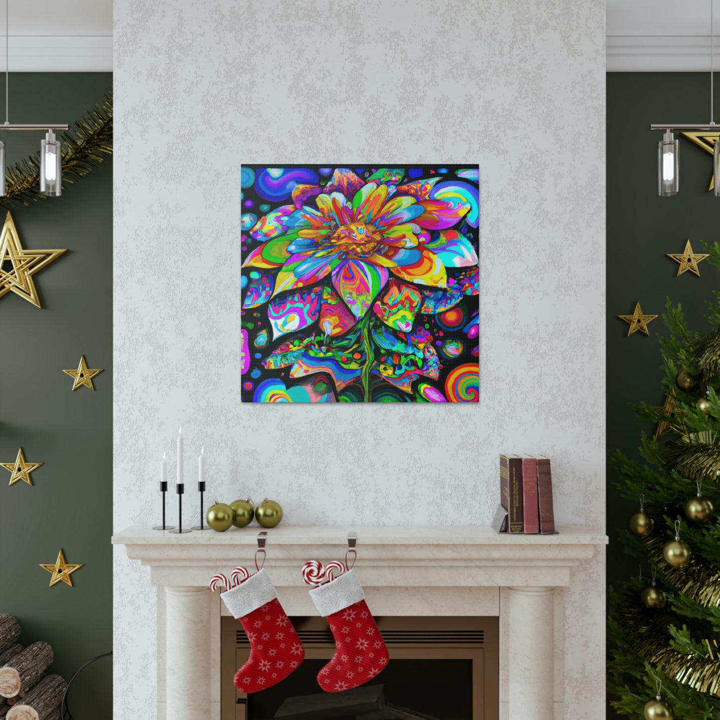 Colorful Joyful Bloom - Canvas