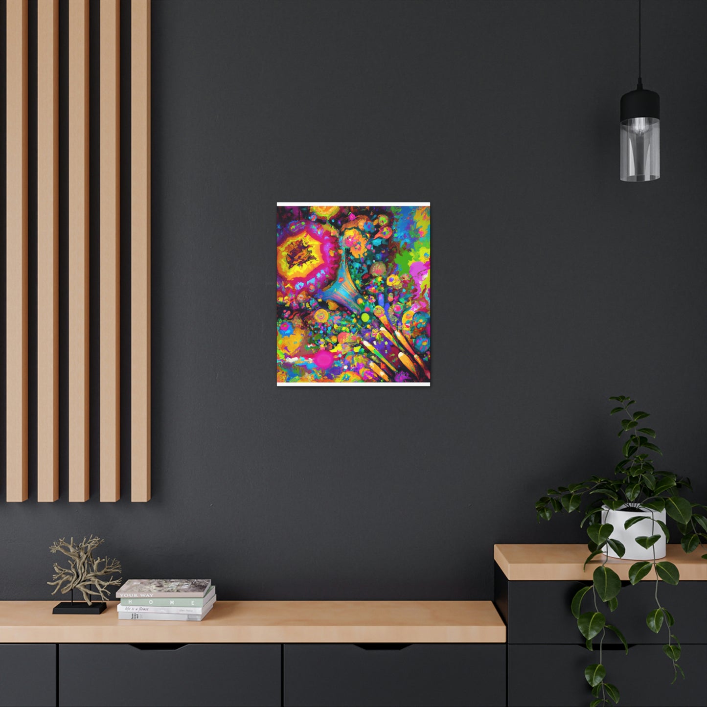 "Psychedelic Bloom" - Canvas