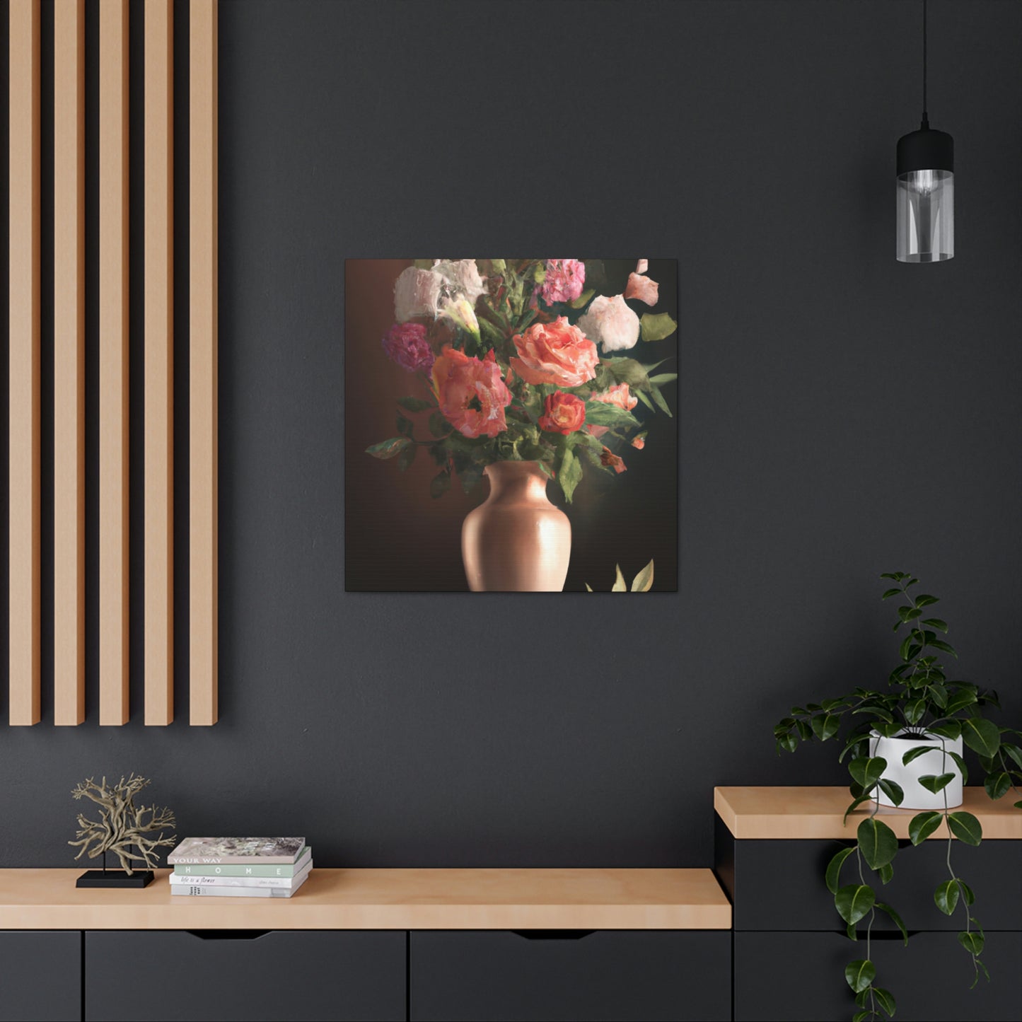 "Floral Finery Wonderland" - Canvas