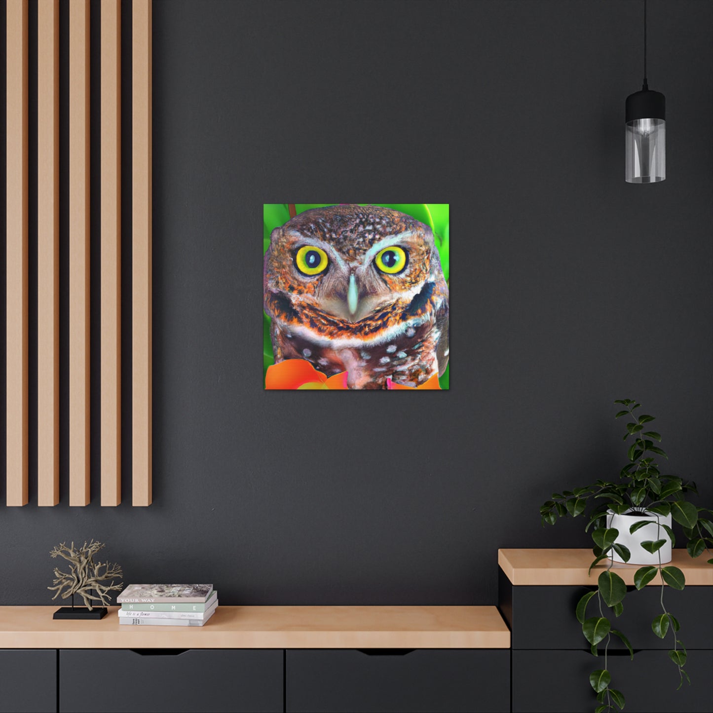 Owl Splendor. - Canvas