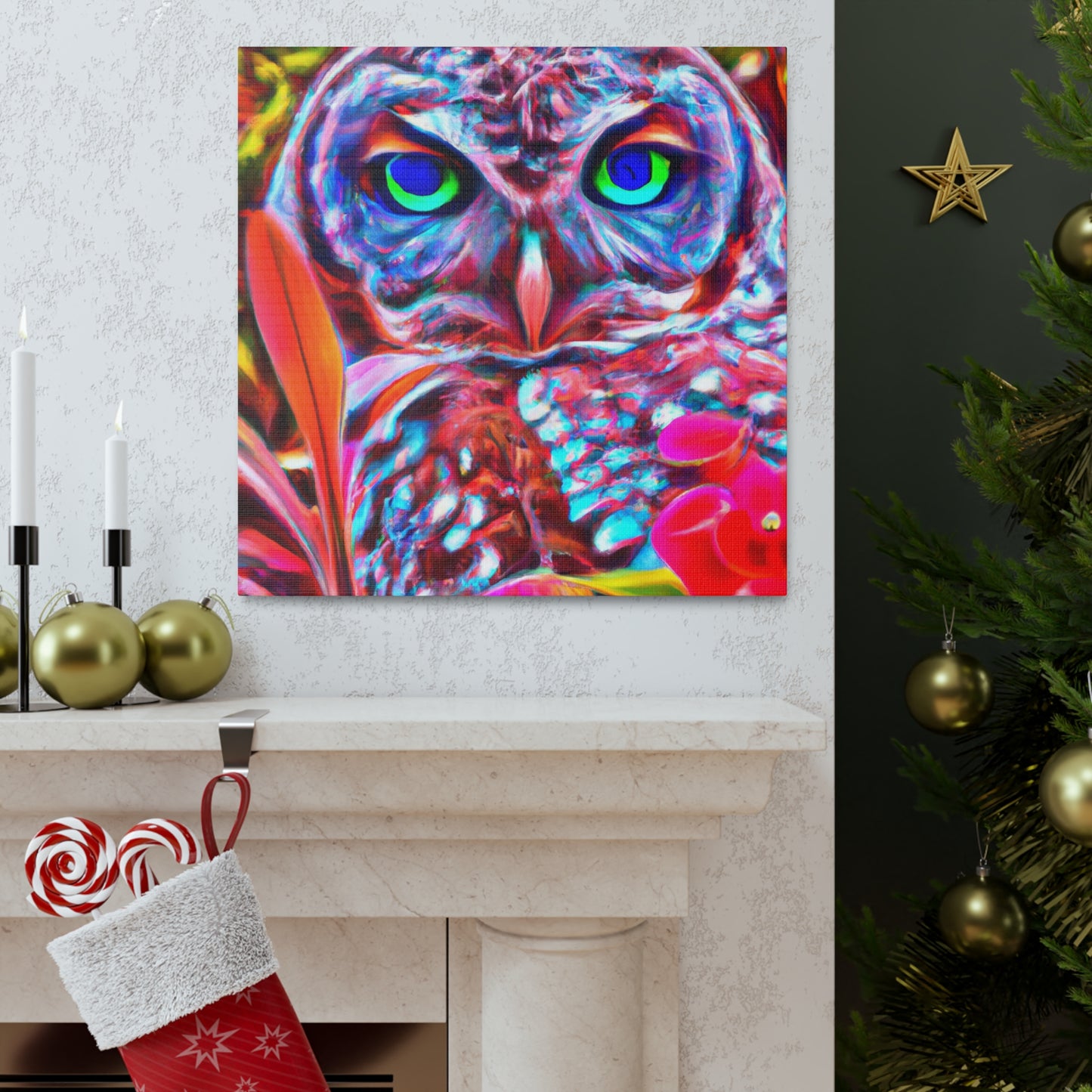 Owl Utopia. - Canvas