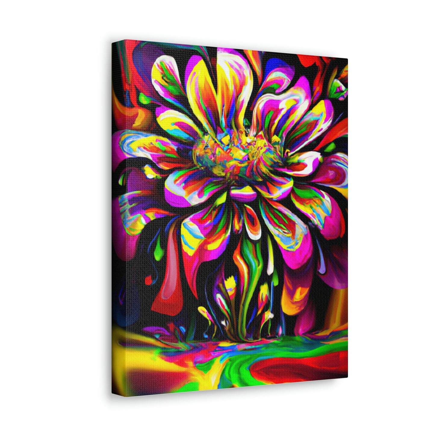 Groovy Bloom. - Canvas