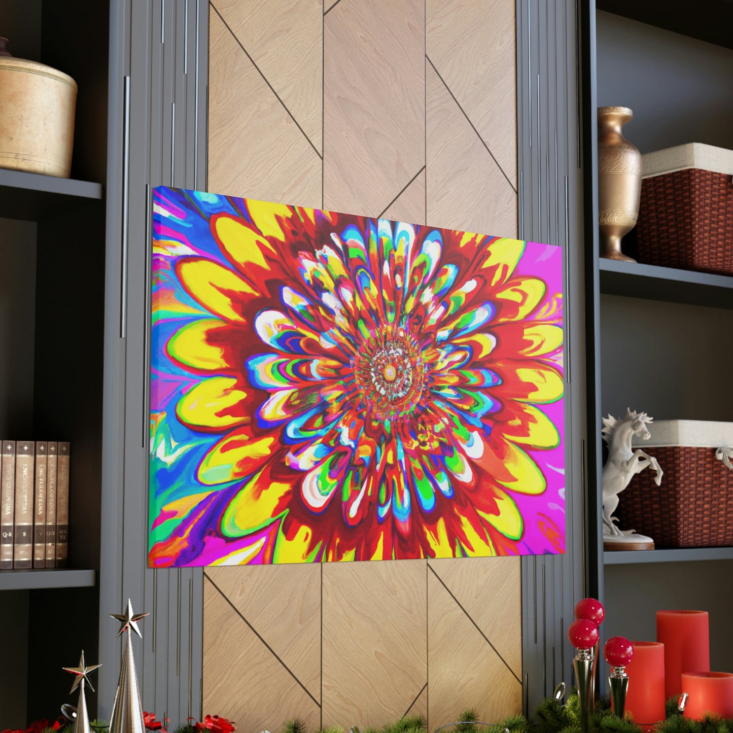 "Vivid Plume" - Canvas