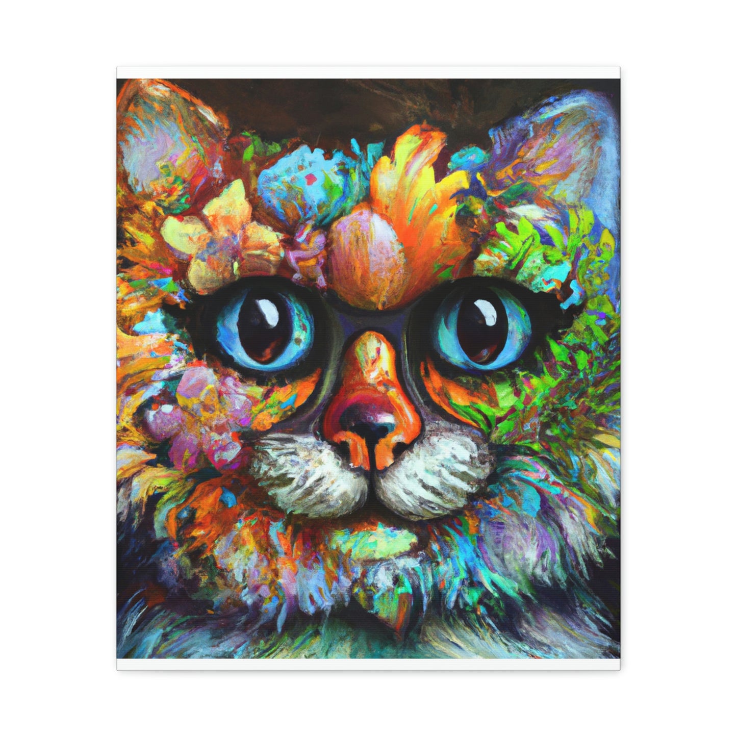 Blissful Cat - Canvas