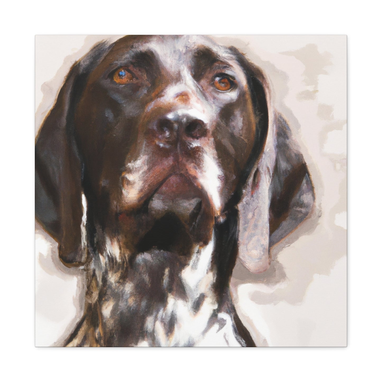 "Pointer Perfection" - Canvas