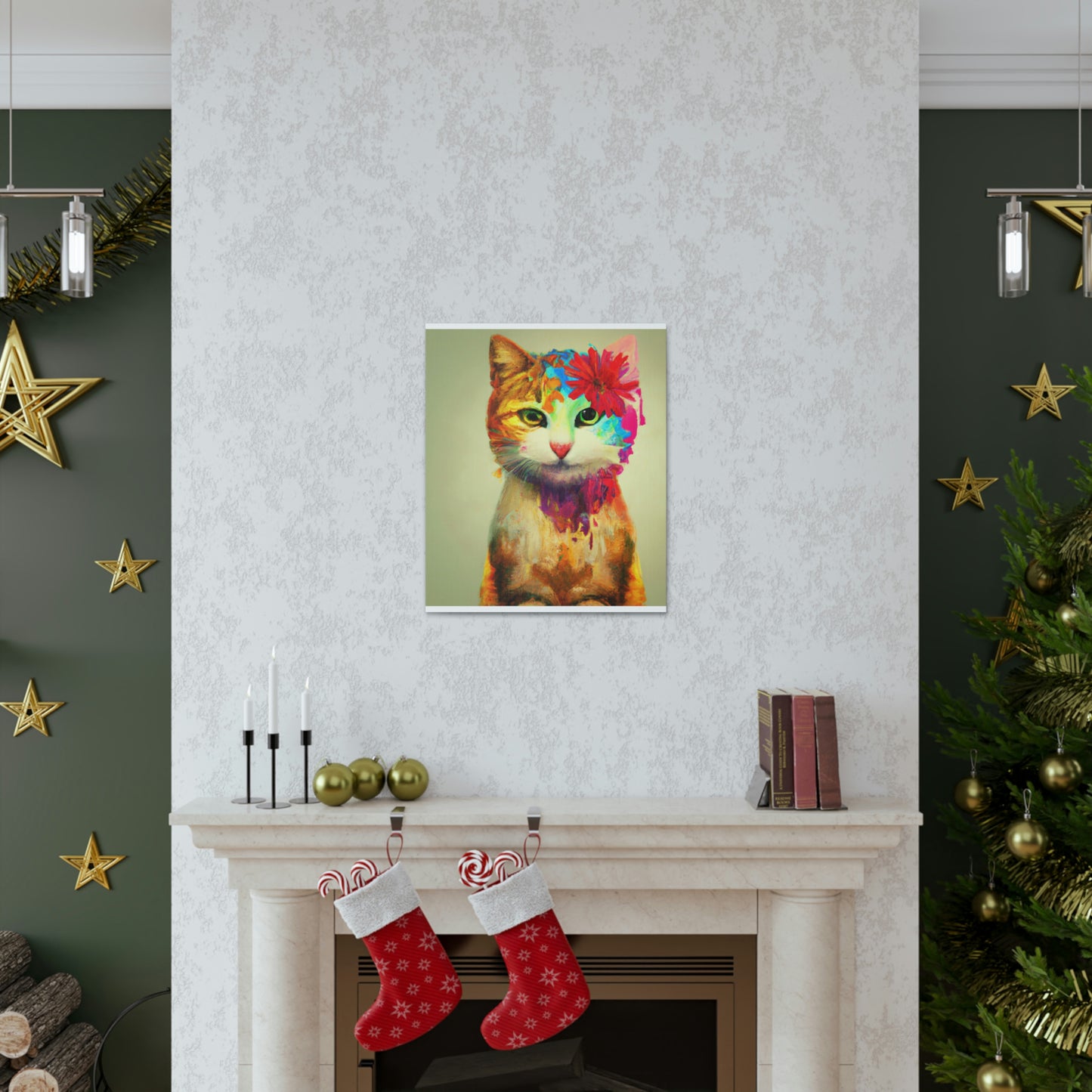 Flower Cat - Canvas
