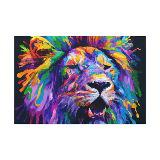 Lion Prismatic - Canvas