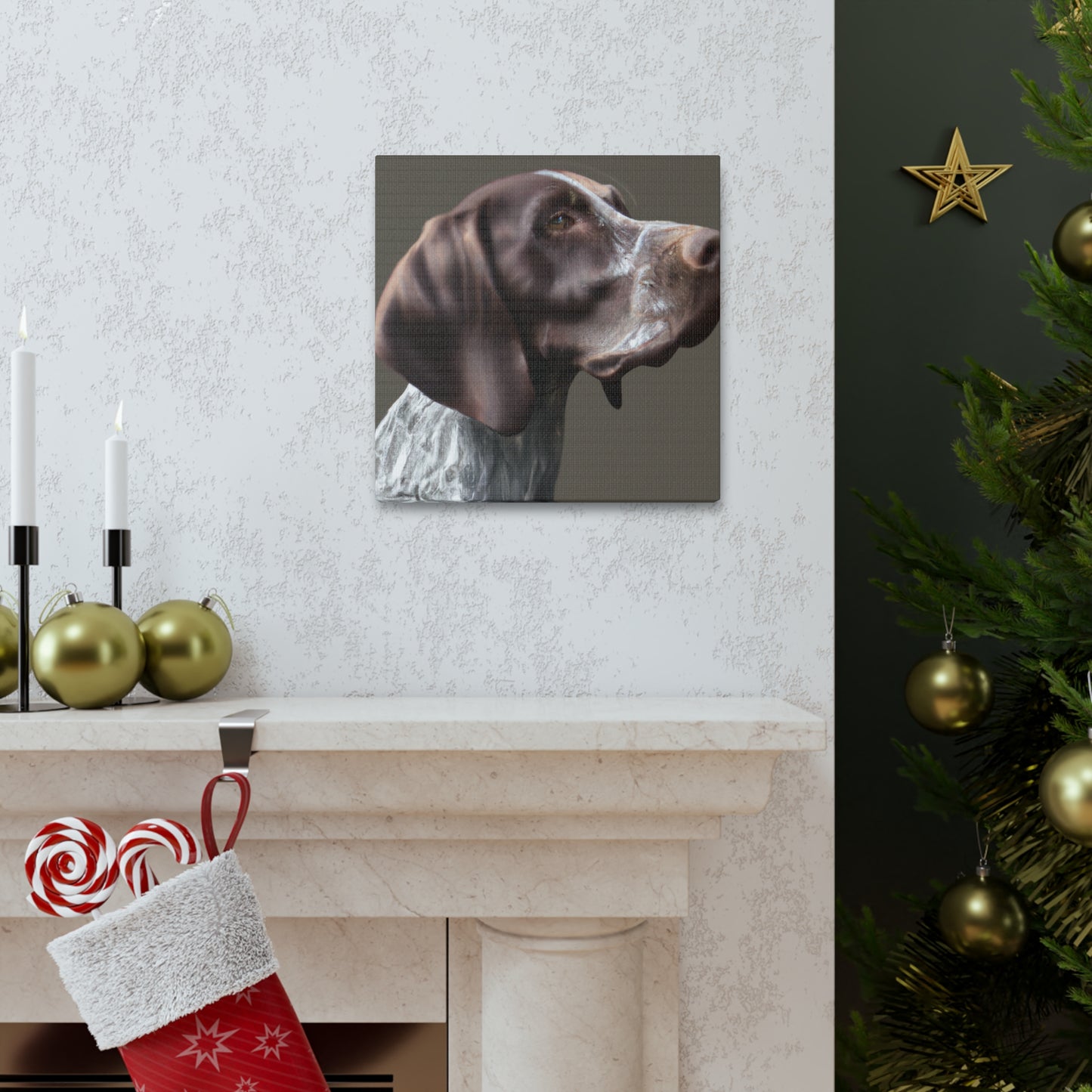Pointer Perfection. - Canvas