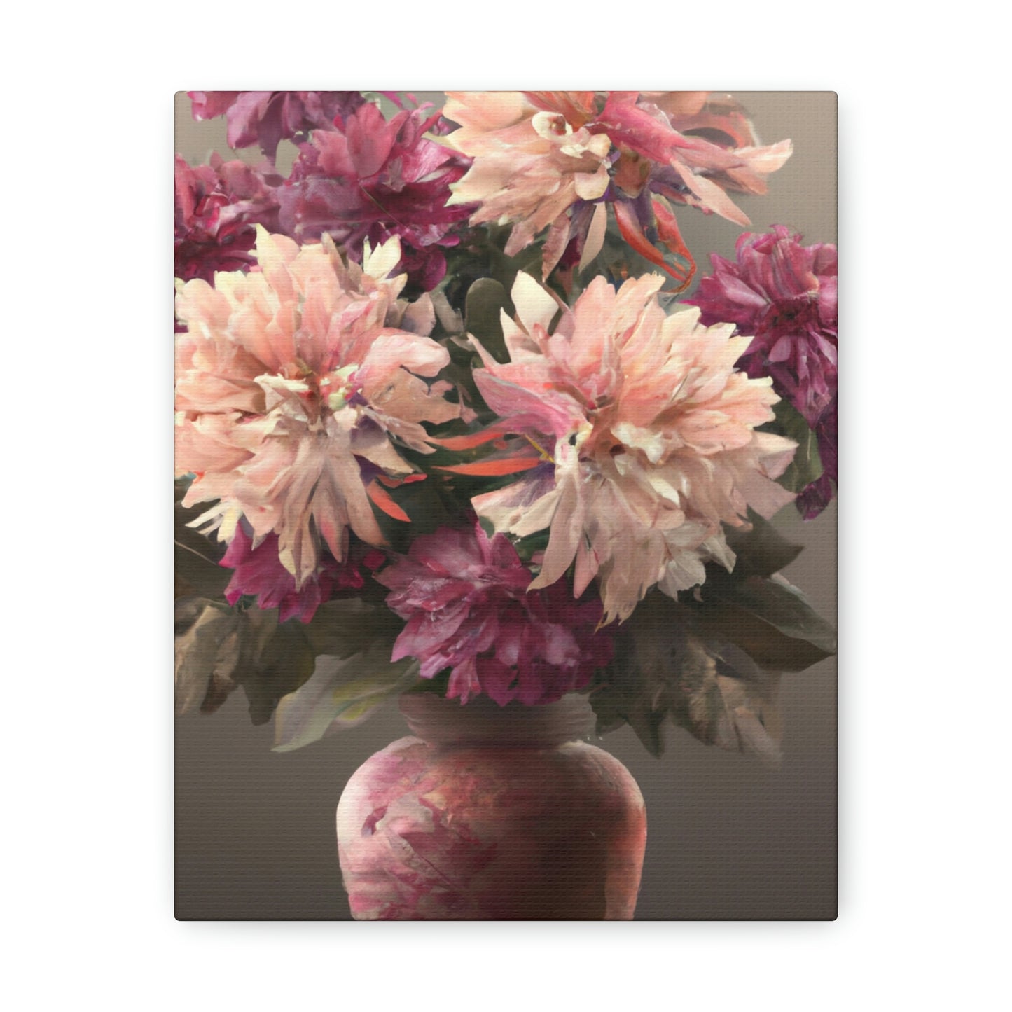 "Floral Finesse Art" - Canvas