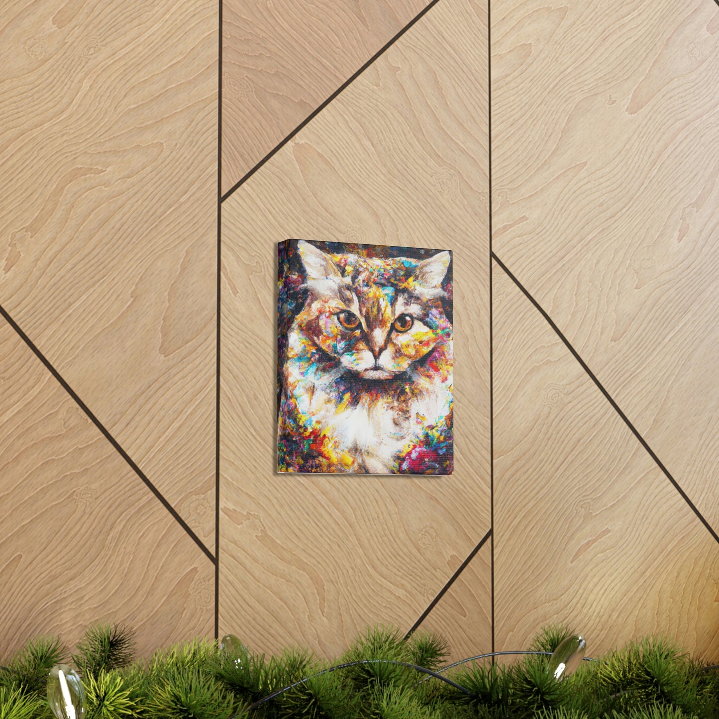 Flower Cat - Canvas