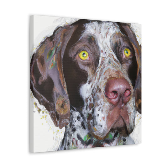 "Pointer Splendor" - Canvas