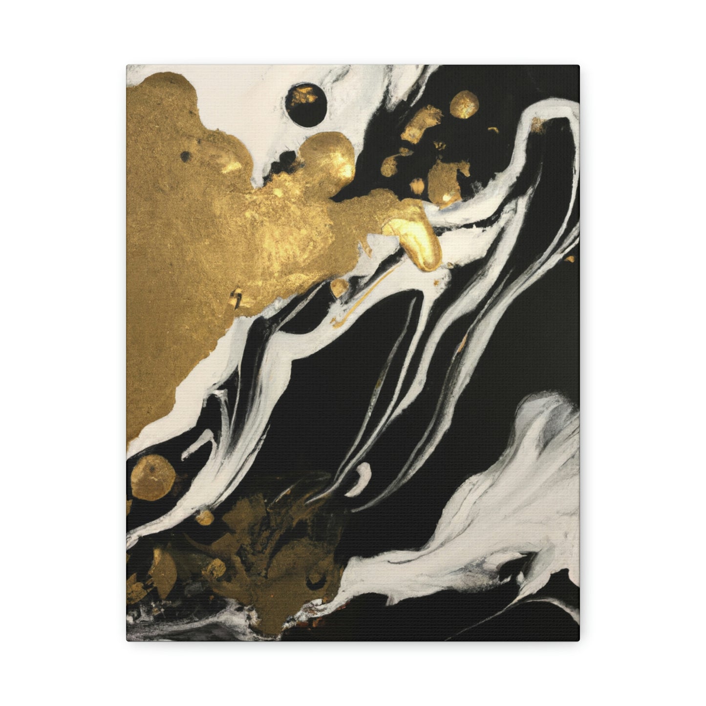 Gilded Mural Bliss - Canvas