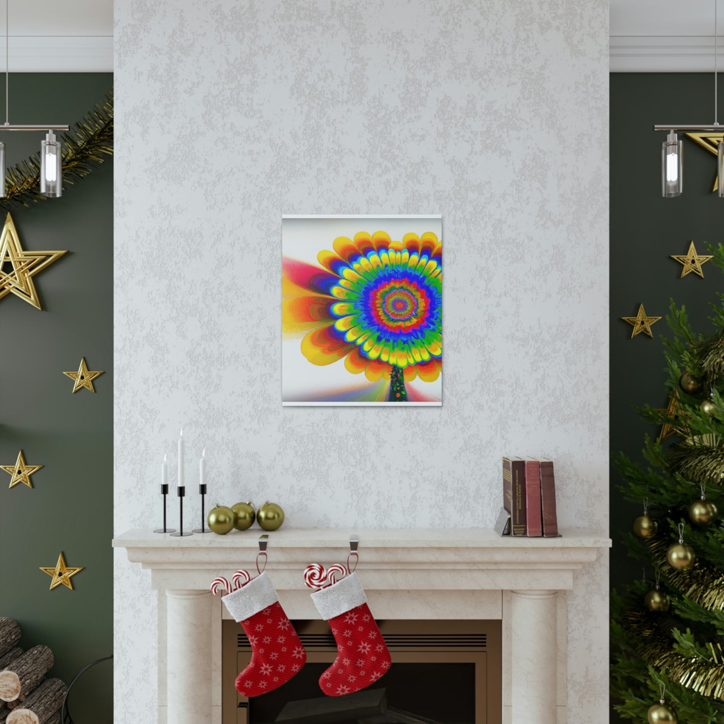 Dazzling Bloom. - Canvas