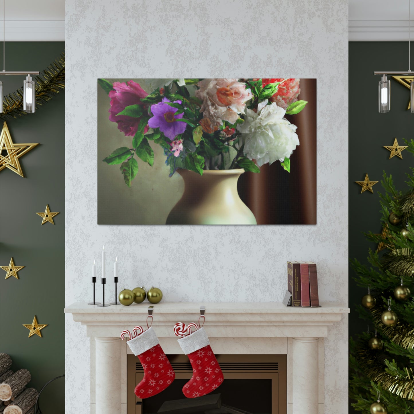 Floral Enchantment. - Canvas