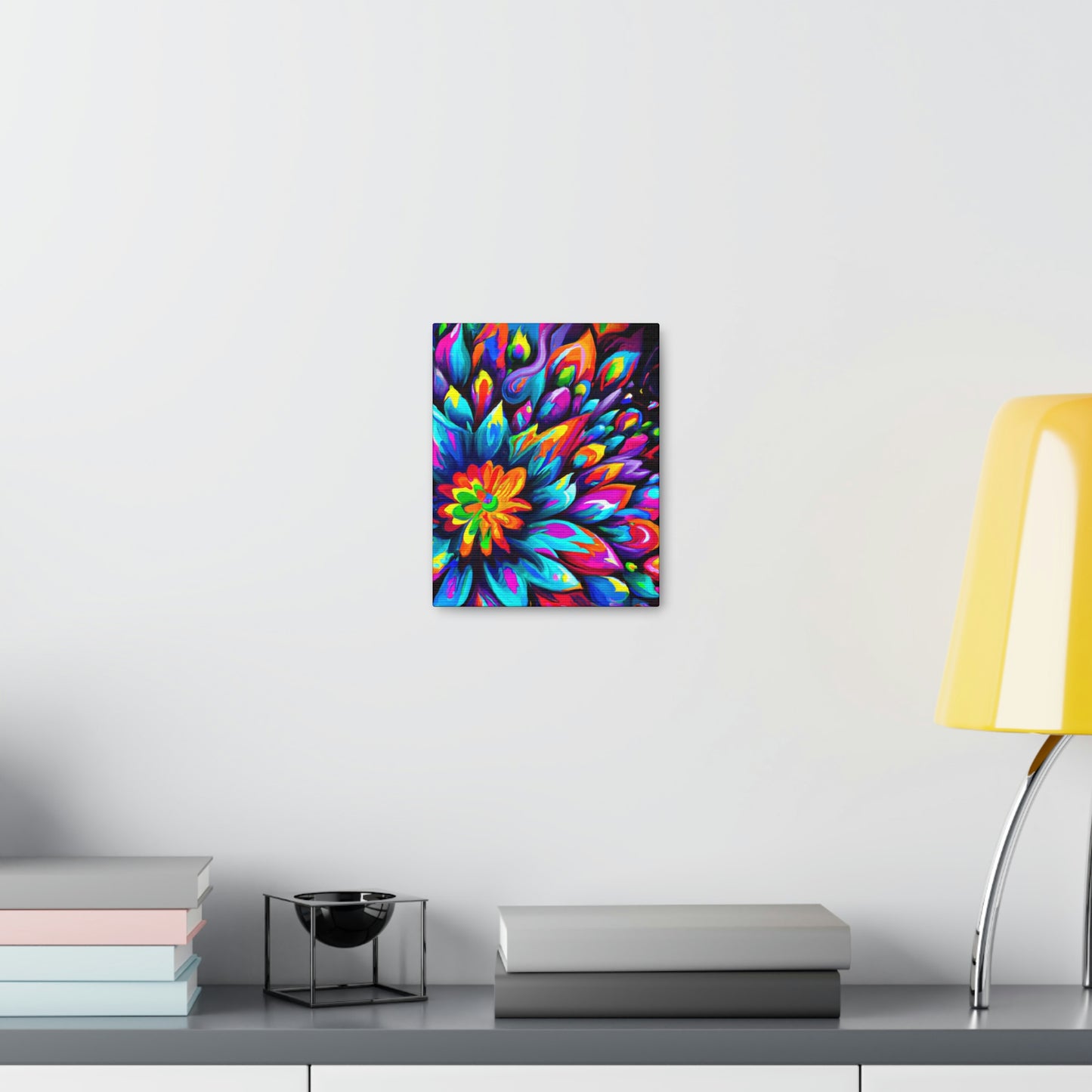 "Psychedelic Bloom" - Canvas