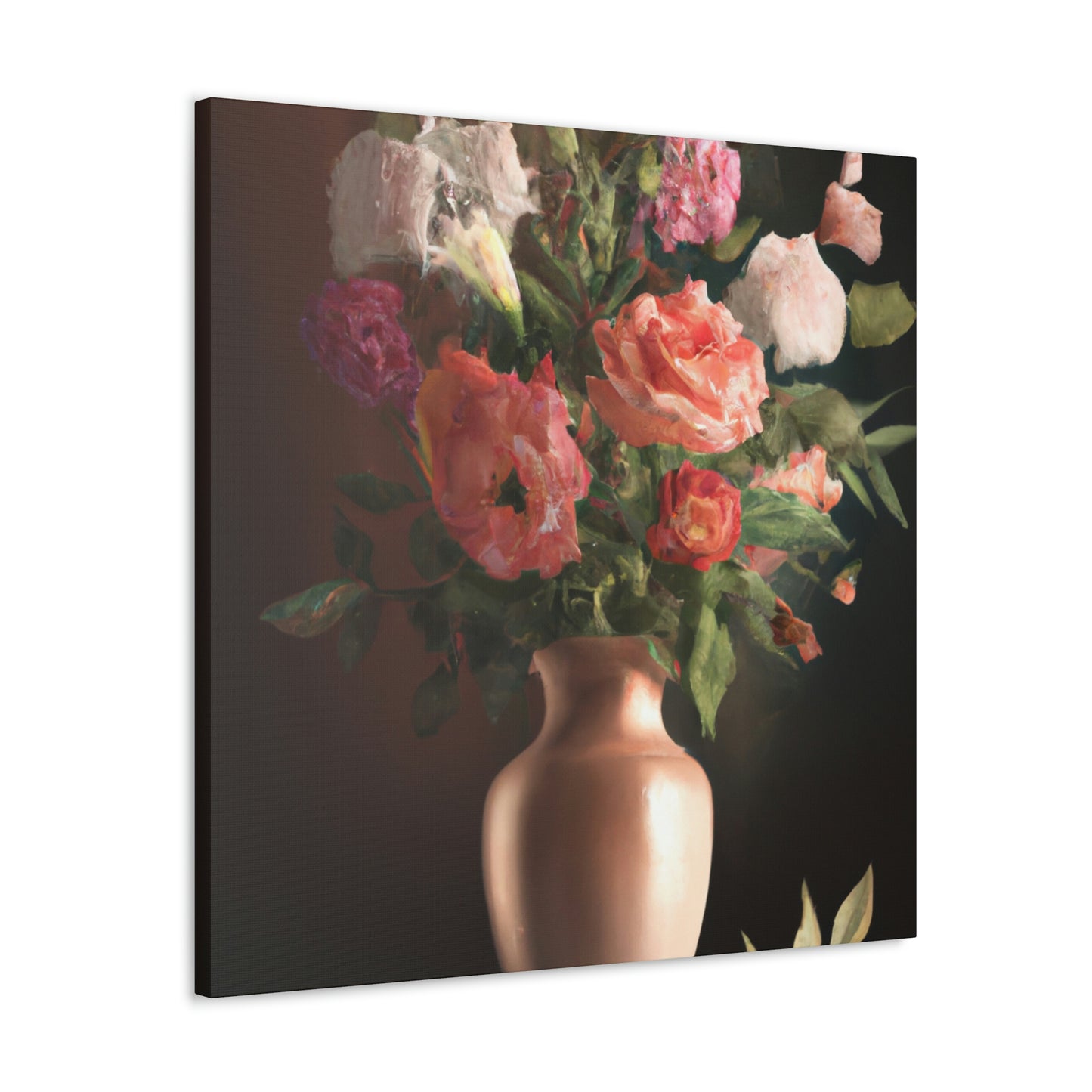 "Floral Finery Wonderland" - Canvas