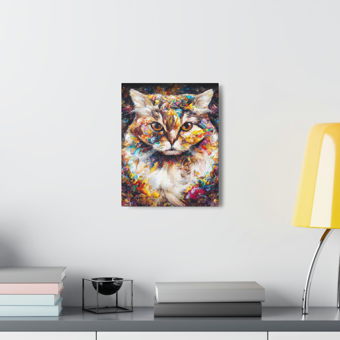 Flower Cat - Canvas