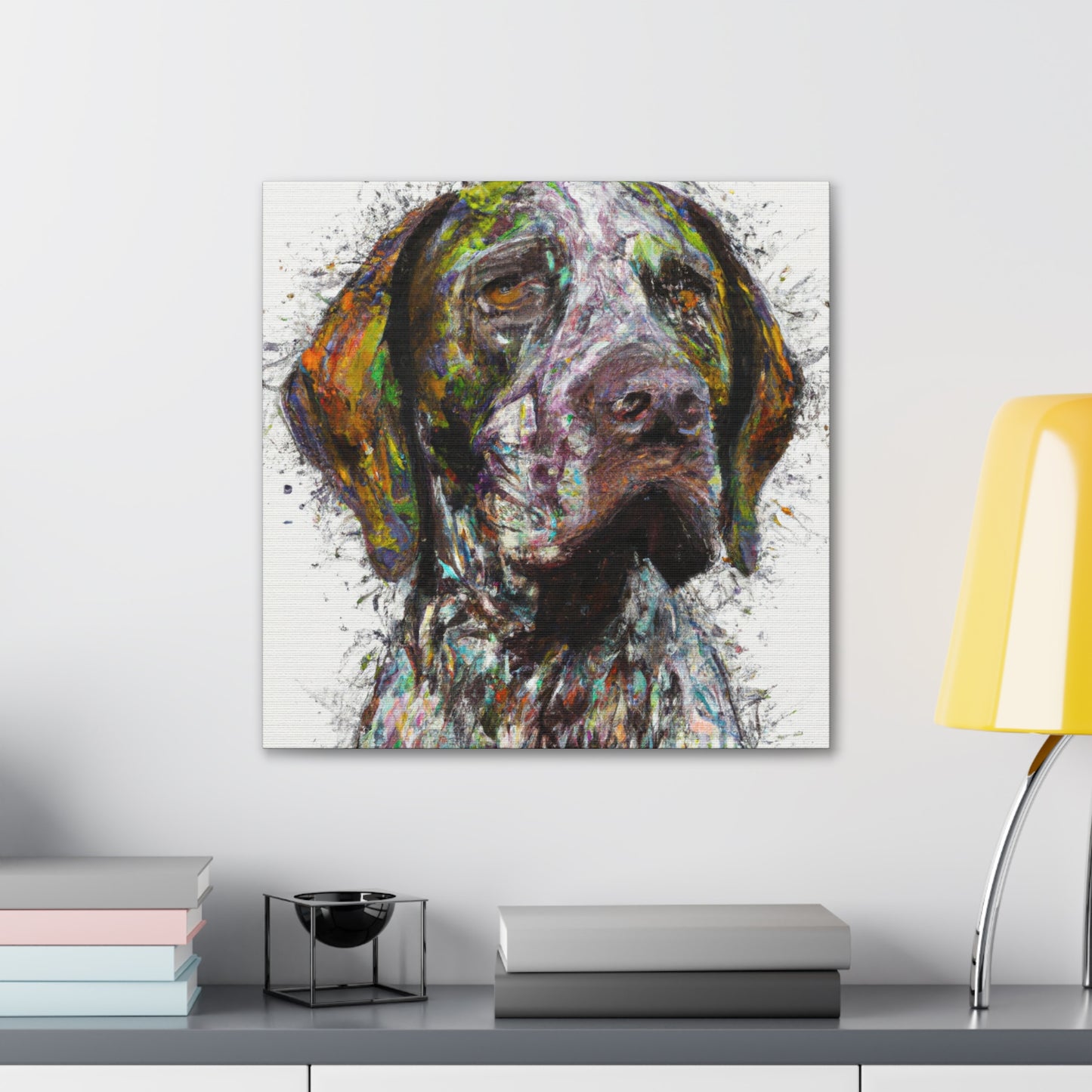 "Painted Pointer" - Canvas